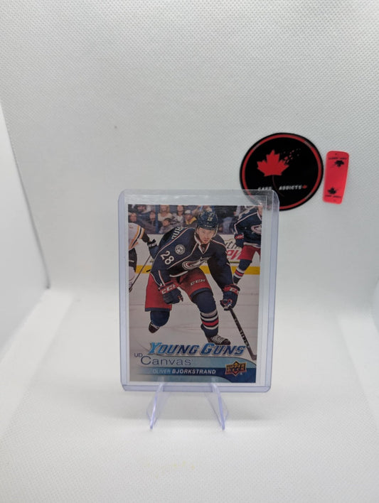 2016-17 Upper Deck Young Guns Canvas Oliver Bjorkstrand RC #C116