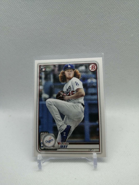 2020 Bowman Dustin May #38 Rookie Card RC Los Angeles Dodgers