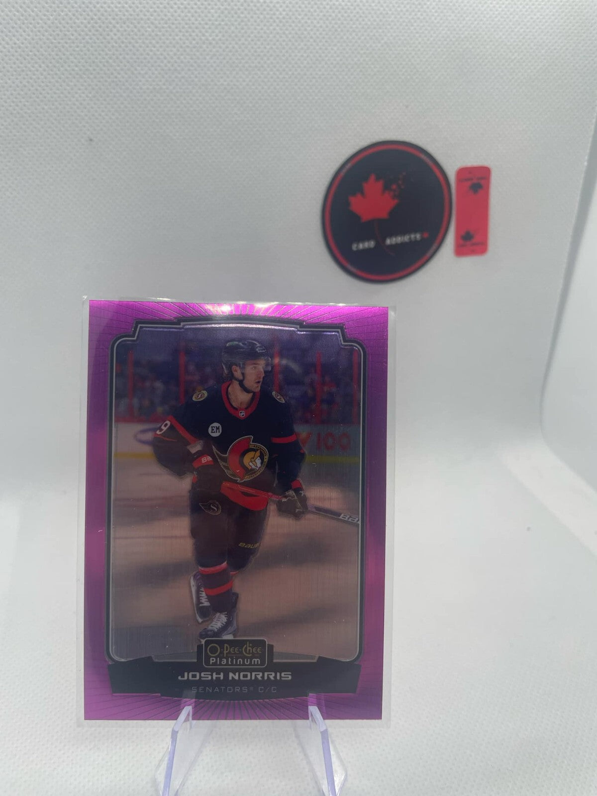 2022-23 O-Pee-Chee Platinum Matte Pink Josh Norris #148