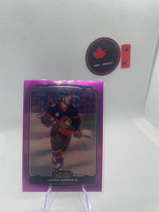2022-23 O-Pee-Chee Platinum Matte Pink Josh Norris #148