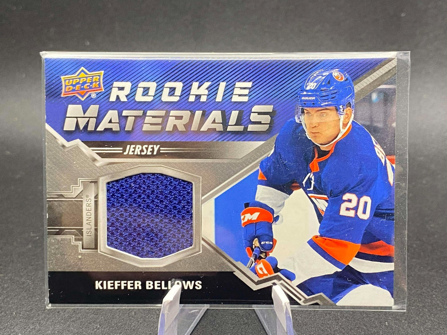 2020-21 Upper Deck Rookie Materials Jersey Kieffer Bellows #RM-KB New York