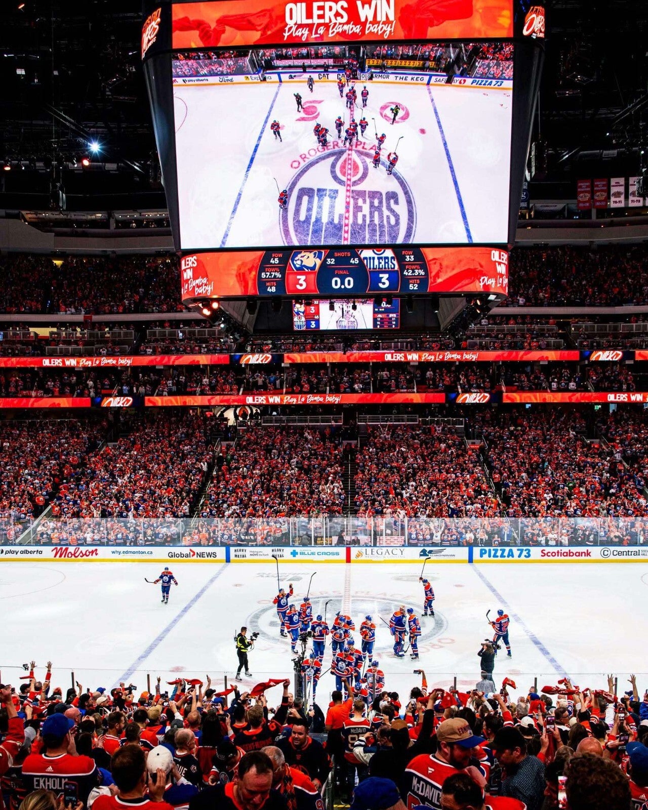 Edmonton Oilers Win at Home vs Panthers NHL Stanley Cup Finals 11x14  Reprint