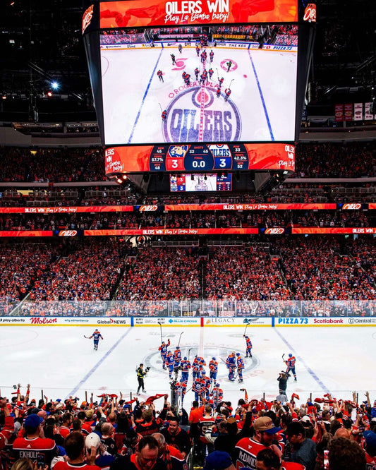 Edmonton Oilers Win at Home vs Panthers NHL Stanley Cup Finals 11x14  Reprint