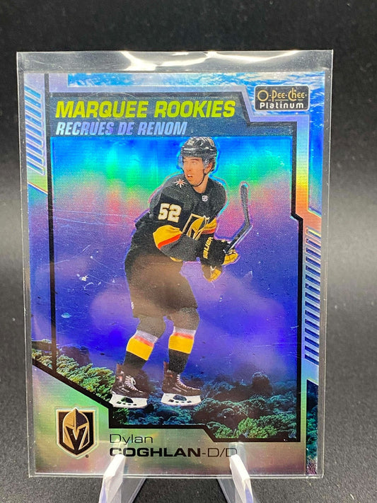 2020 O-Pee-Chee Platinum Marquee Rookies Aquamarine /499 Dylan Coghlan Rookie RC
