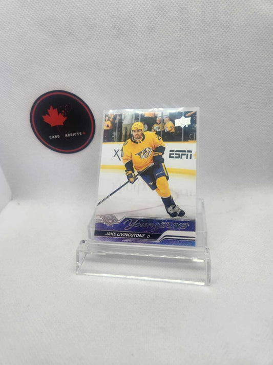 2023-24 Upper Deck Series 1 Young Guns Jake Livingstone #245