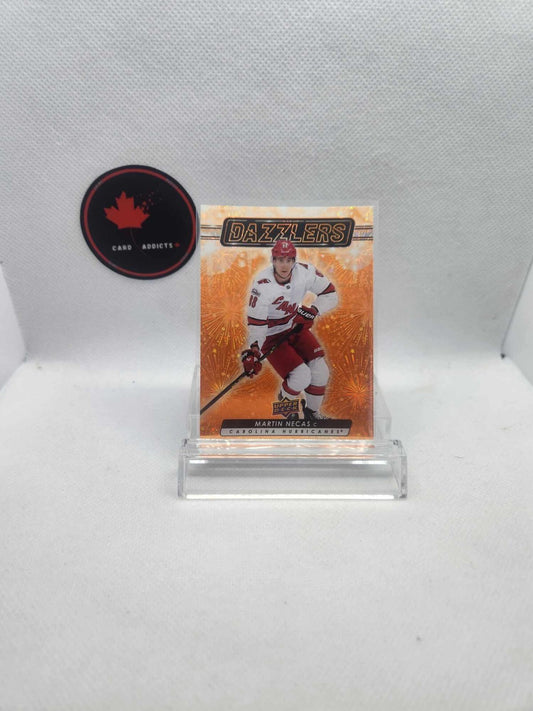 2023-24 Upper Deck Series 1 Orange Dazzlers Martin Necas #DZ-44