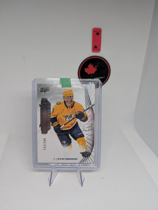 2022-23 Upper Deck Premier Juuso Parssinen Base Rookie /399 #116 Predators