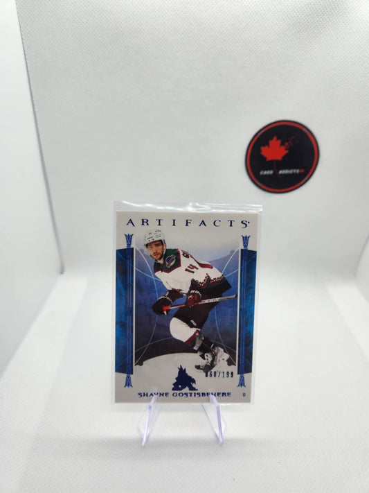 2022-23 Artifacts Shayne Gostisbehere Royal Blue Parallel #67 Coyotes /199