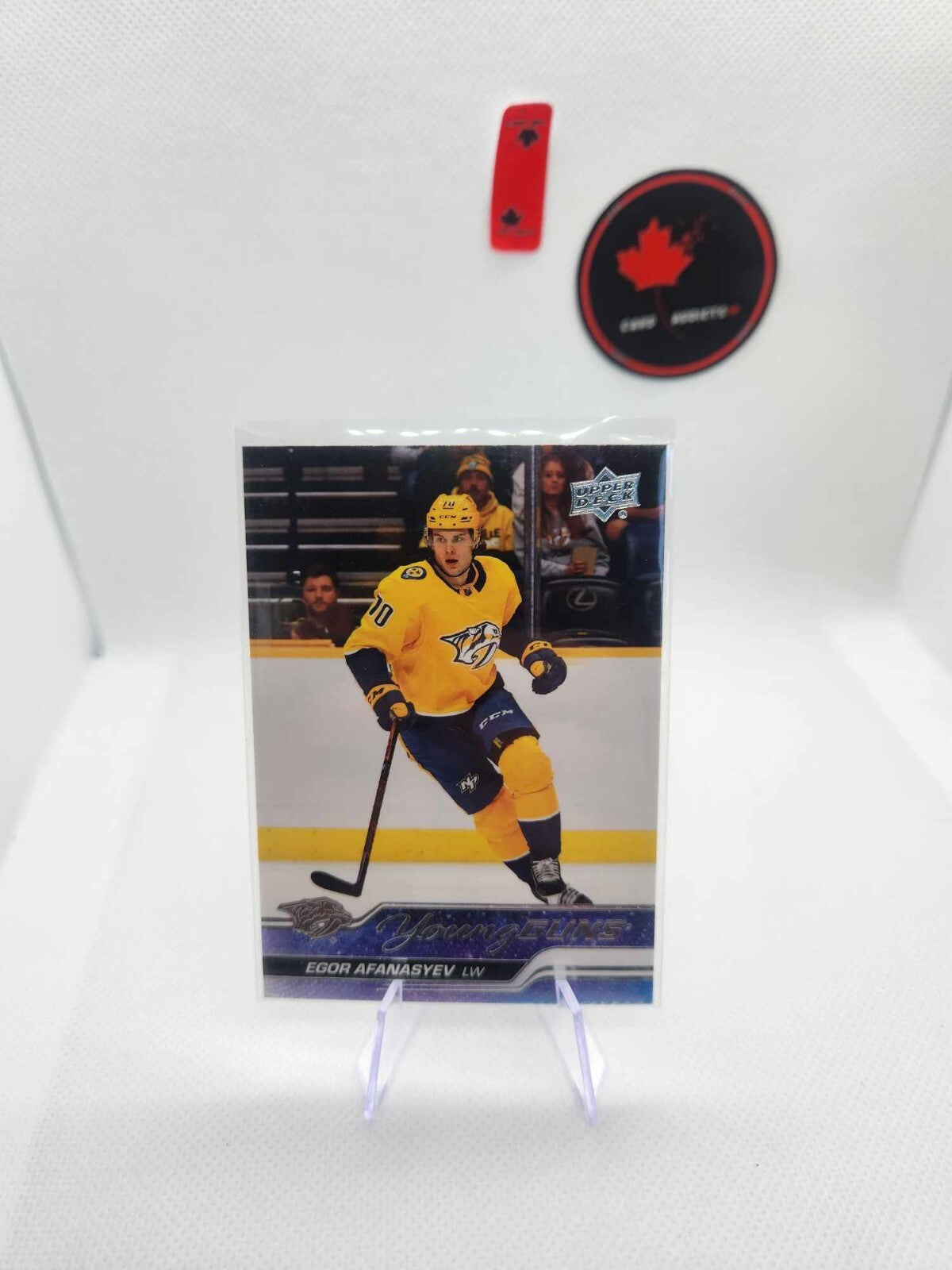 2023-24 Upper Deck Series 1 Hockey Young Guns Egor Afanasyev #226 Nashville...