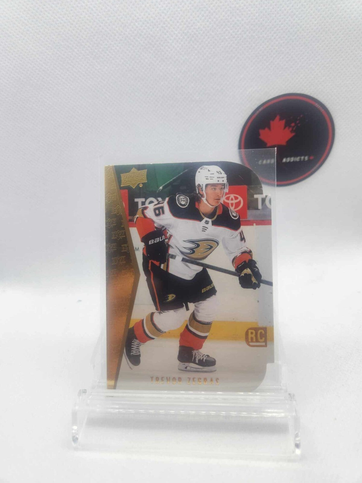 2021-22 Upper Deck Die-Cut Rookie #RDT-5 Trevor Zegras