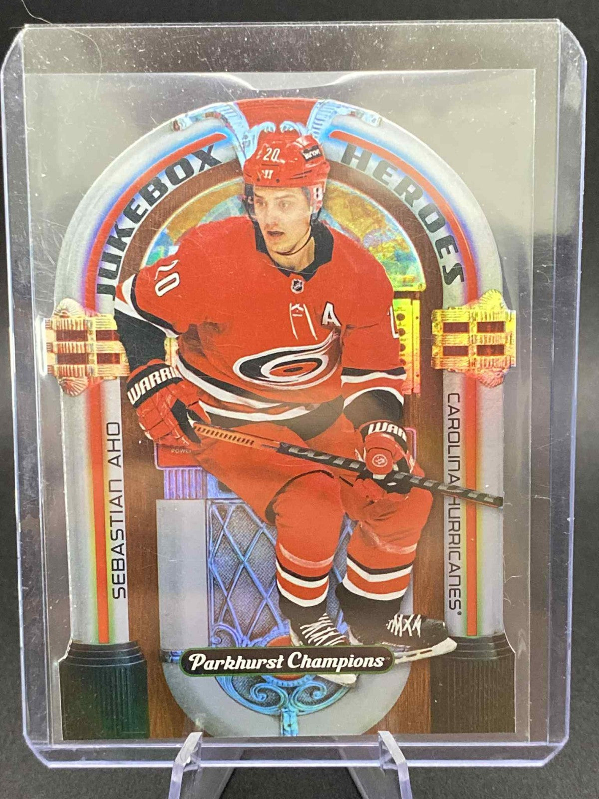 Sabastain Aho 2022-23 Parkhurst Champions Jukebox Heroes #JH-11 NHL Card