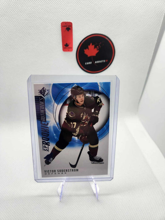 2020-21 SP Rookie Authentics Blue Victor Soderstrom #109