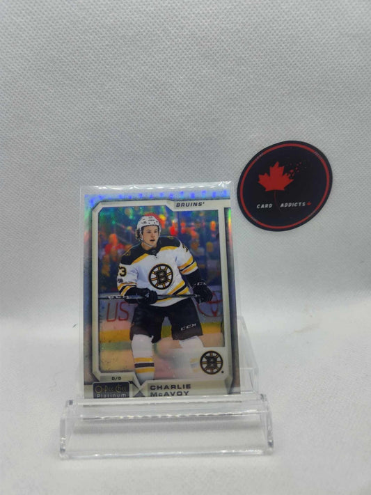 2018-19 O-Pee-Chee Platinum Silver Charlie McAvoy #99
