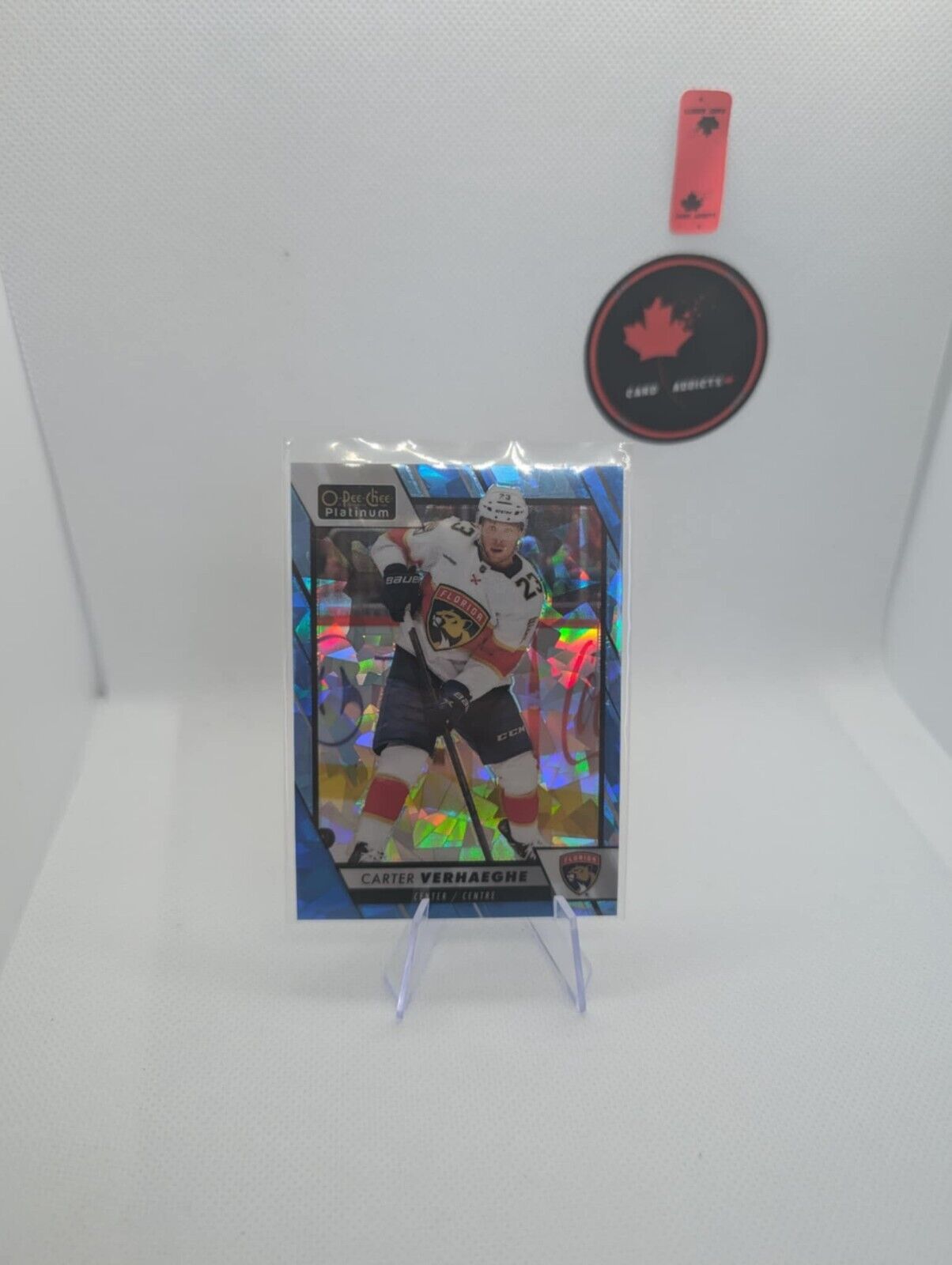 2023 2023-24 O-Pee-Chee Platinum Blue Fragments Carter Verhaeghe /125