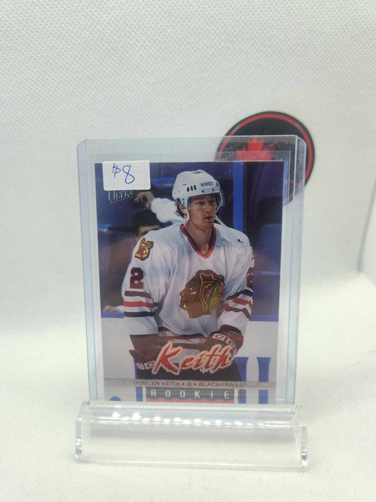 2005-06 FLEER ULTRA HOCKEY ROOKIE Card # 211 DUNCAN KEITH BLACK HAWKS