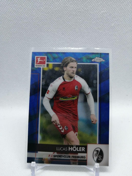 2020-21 Topps Chrome Bundesliga Blue Wave Refractor /150 Lucas Holer #40 Rookie
