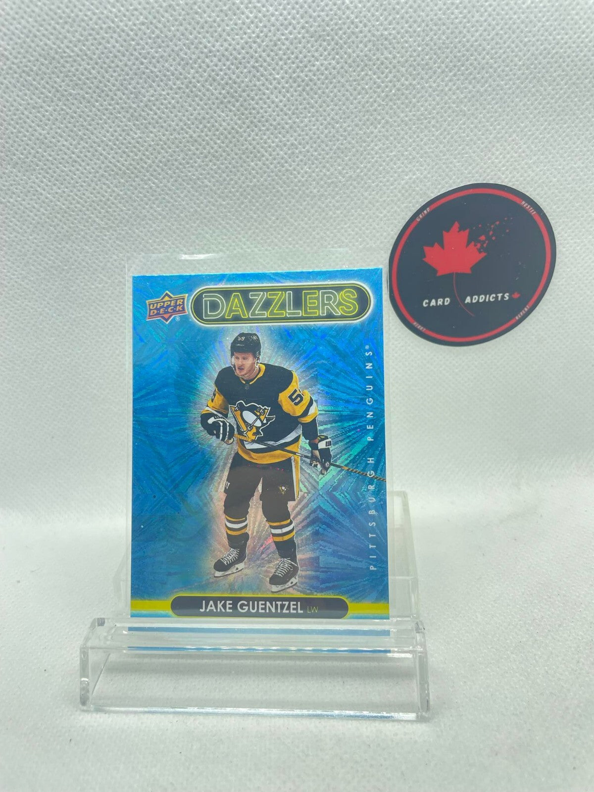 Jake Guentzel 2021-22 Upper Deck Dazzlers Blue