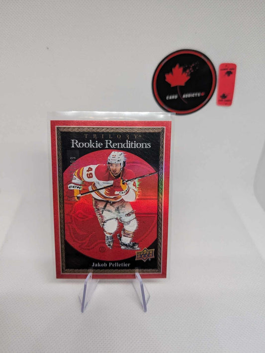 2023-24 Upper Deck Trilogy - Rookie Renditions Red #RR-7 Jakob Pelletier /799