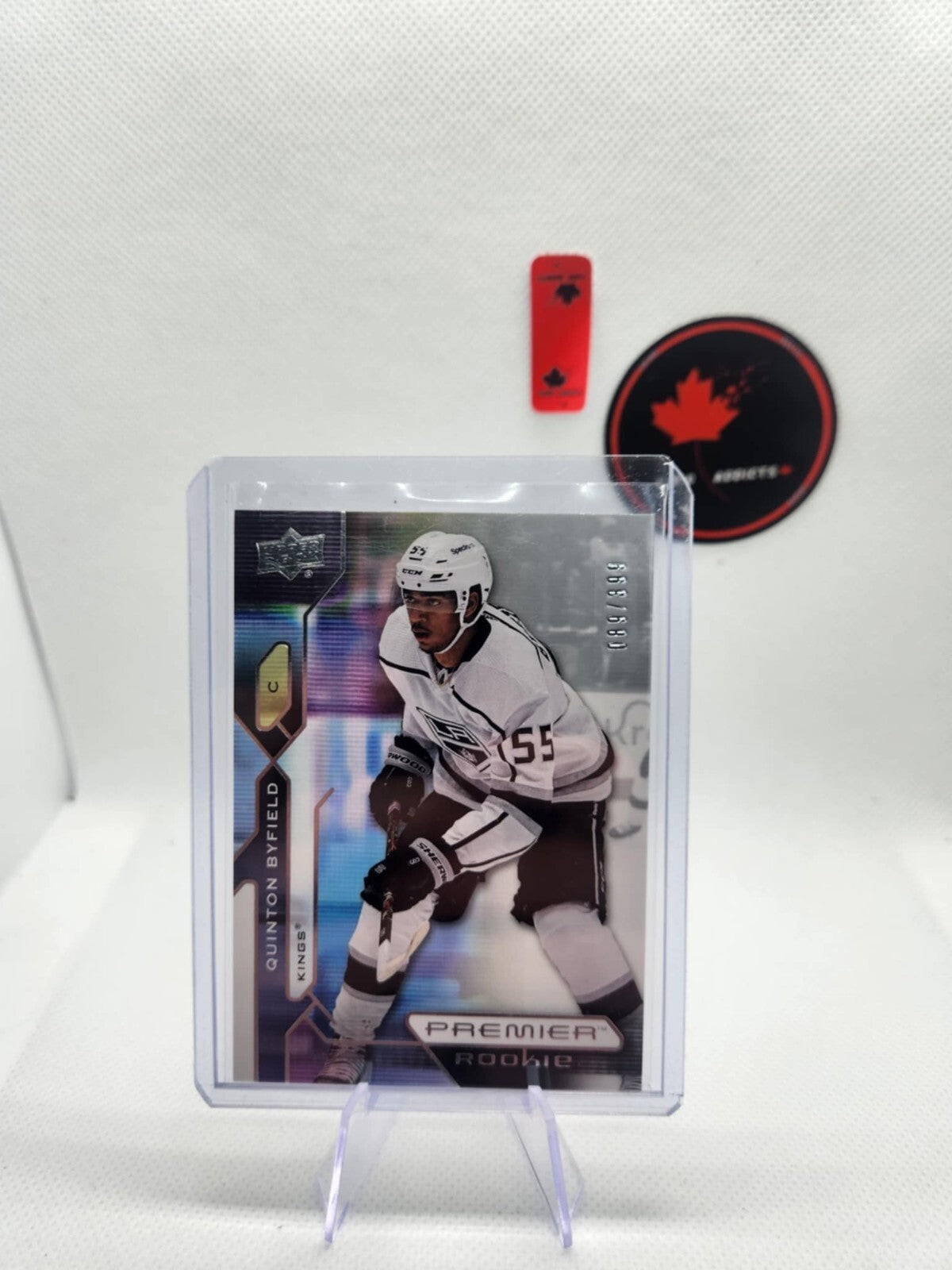 Quinton Byfield 2021-22 Upper Deck Premier RC /399 #109 Los Angeles Kings Rookie