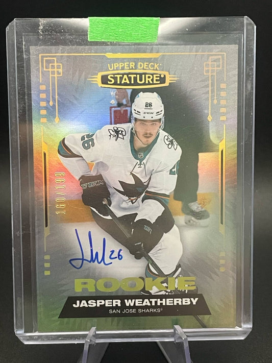 Jasper Weatherby - 2021-22 Stature Rookie Auto /199