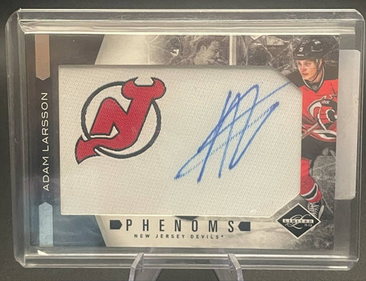 2013-14 Panini Limited Phenoms Adam Larsson Rookie Patch Auto /299 - #216