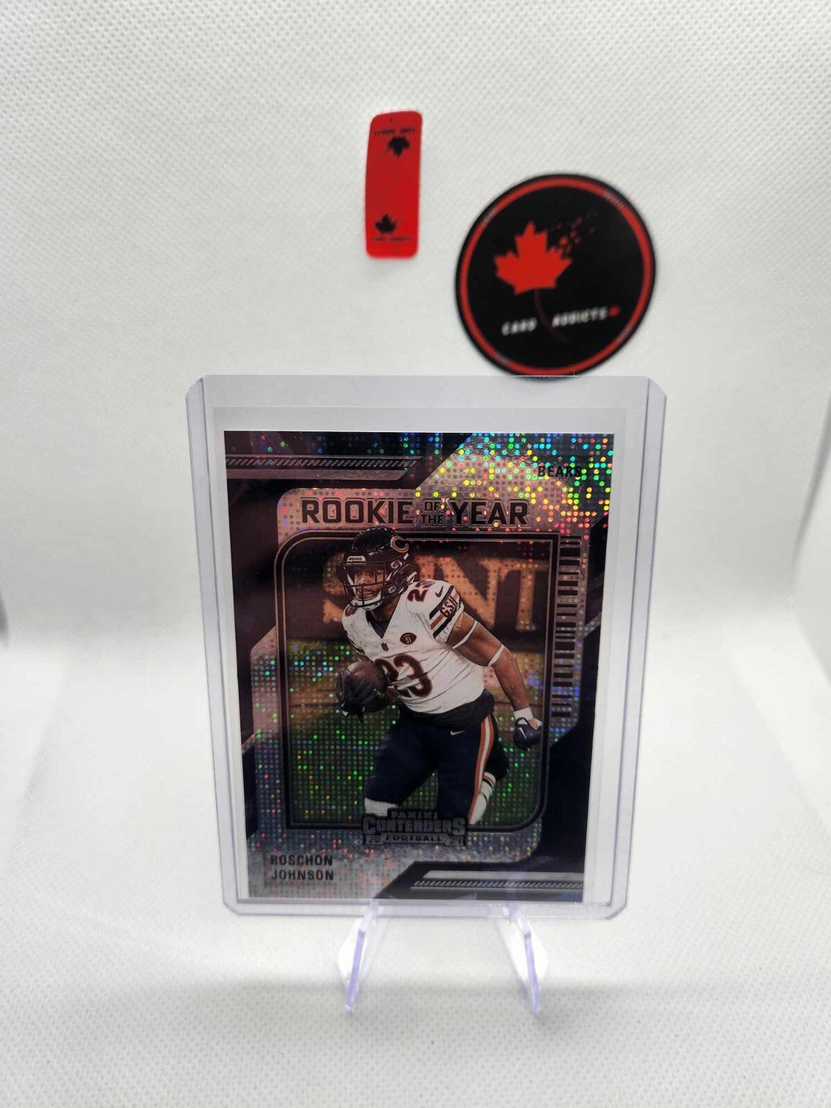2023 Panini Contenders - Rookie of the Year Contenders #18 Roschon Johnson (RC)
