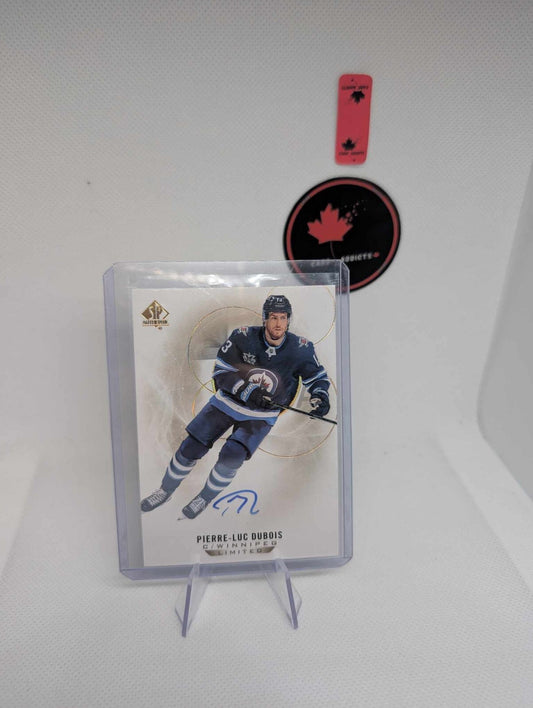 2020-21 NHL UD SP Authentic Pierre Luc Dubois Auto Limited