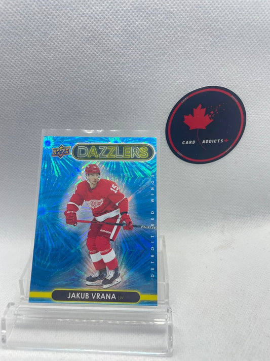 Jakub Vrana 2021-22 Upper Deck Dazzlers Blue