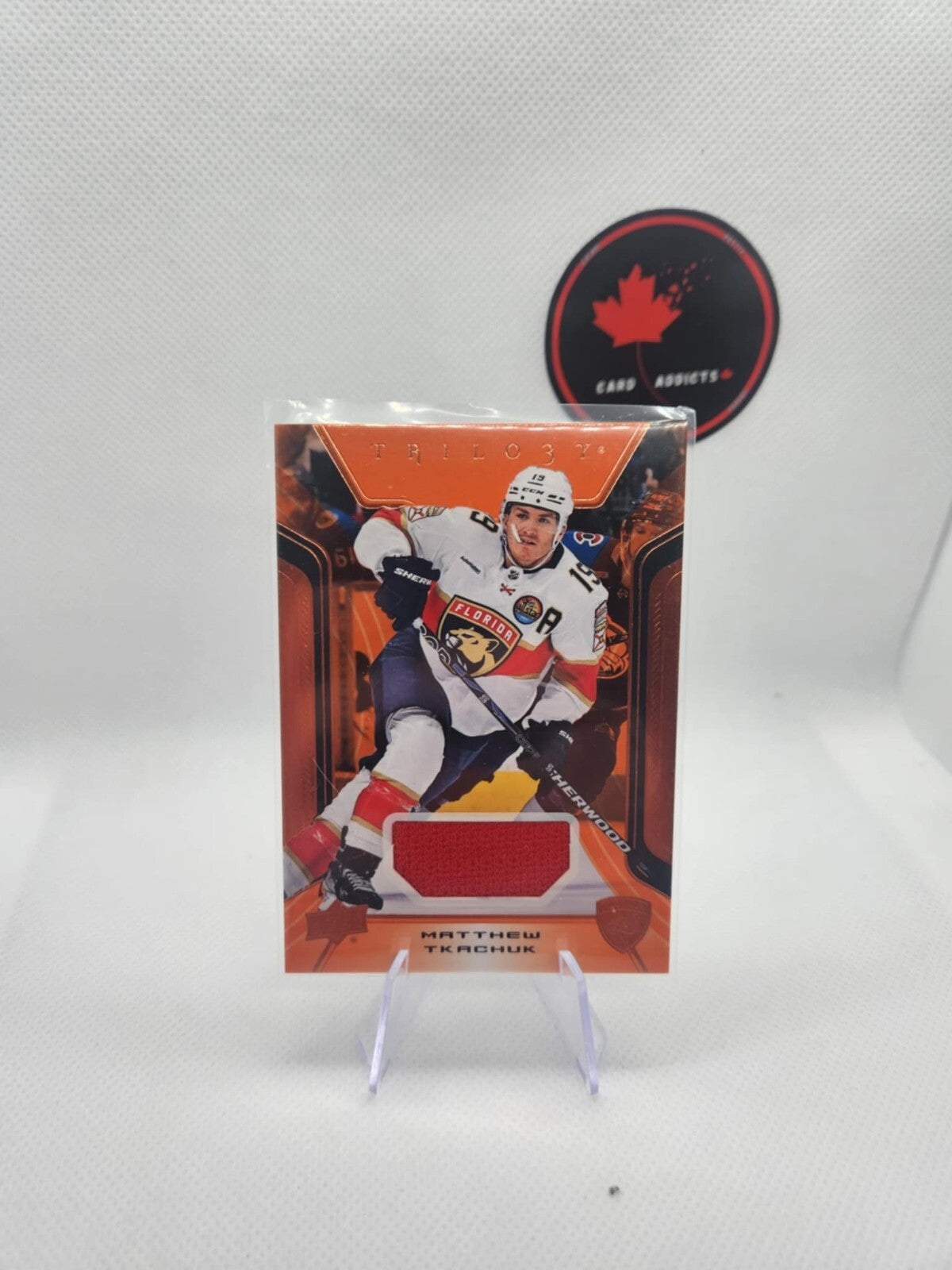 2023-24 Upper Deck Trilogy Base Matthew Tkachuk Jersey Florida Panthers Stanley