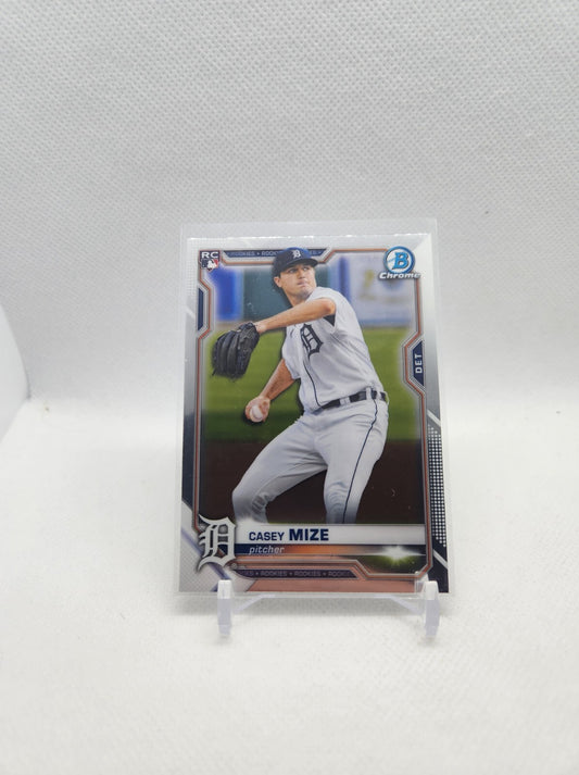 2021 Bowman Chrome CASEY MIZE BASE ROOKIE CARD #9