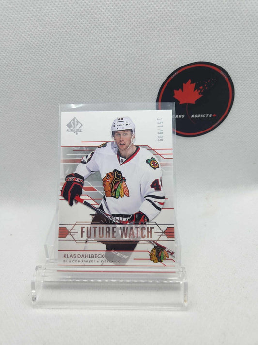 2014-15 SP Authentic Future Watch /999 Klas Dahlbeck #211 Rookie RC