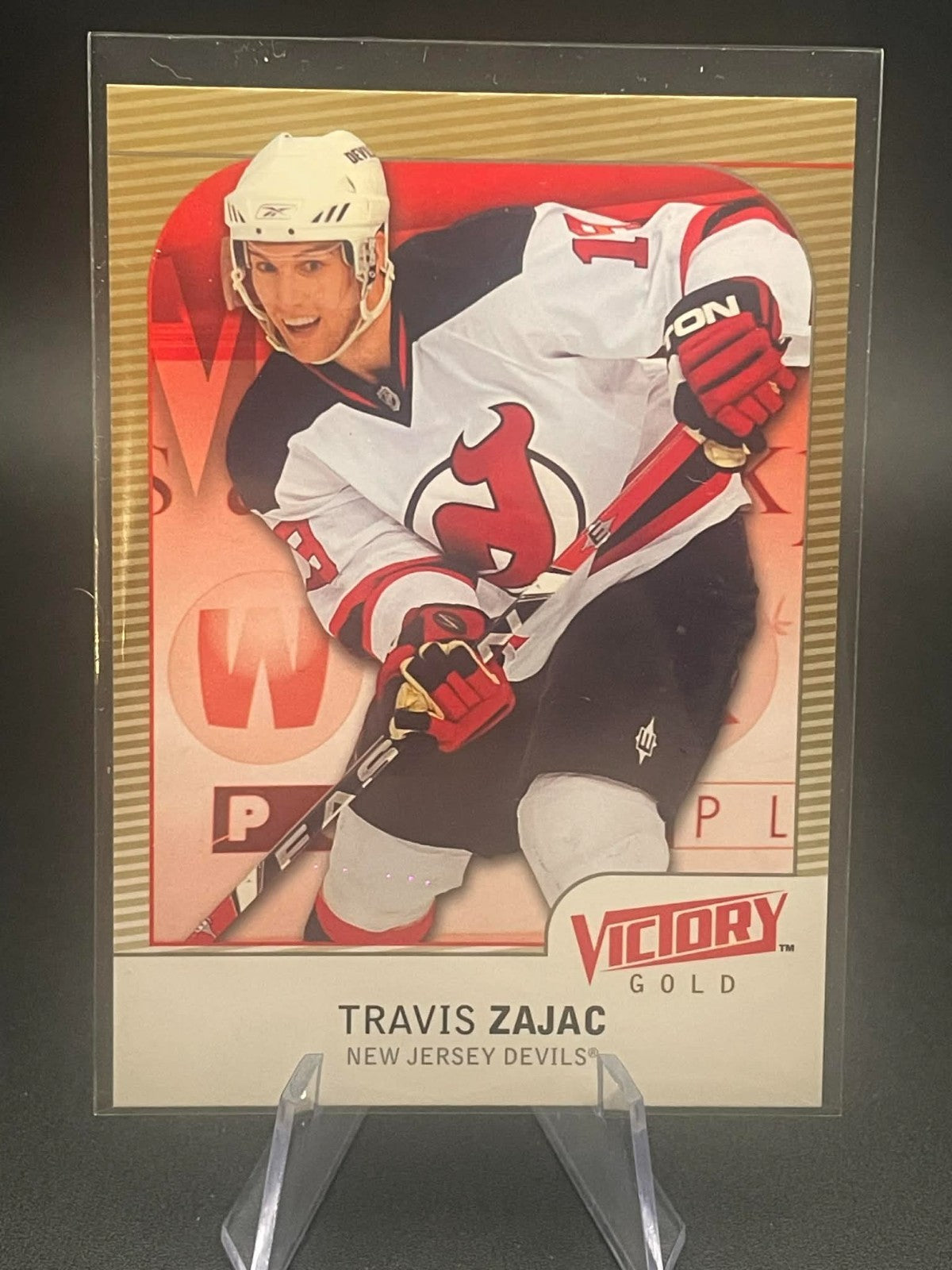 2009-10 Upper Deck Victory Gold Travis Zajac REF I