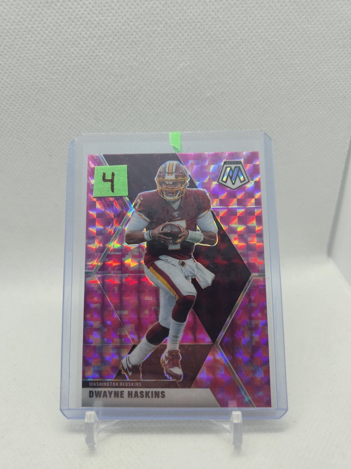 Dwayne Haskins PINK CAMO MOSAIC SP 2020 Panini Mosaic Washington Redskins #197