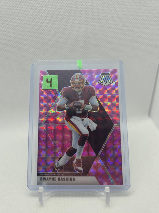 Dwayne Haskins PINK CAMO MOSAIC SP 2020 Panini Mosaic Washington Redskins #197