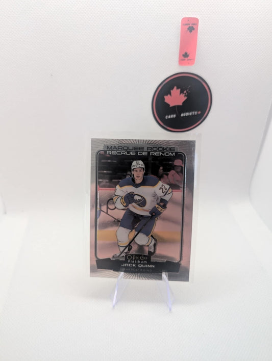 2022-23 O-Pee-Chee - Platinum - Marquee Rookie #204 Jack Quinn RC - Sabres
