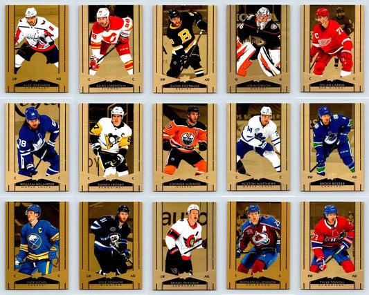 2021-22 UPPER DECK TIM HORTONS GOLD ETCHINGS COMPLETE 15 Hockey CARD Insert Set
