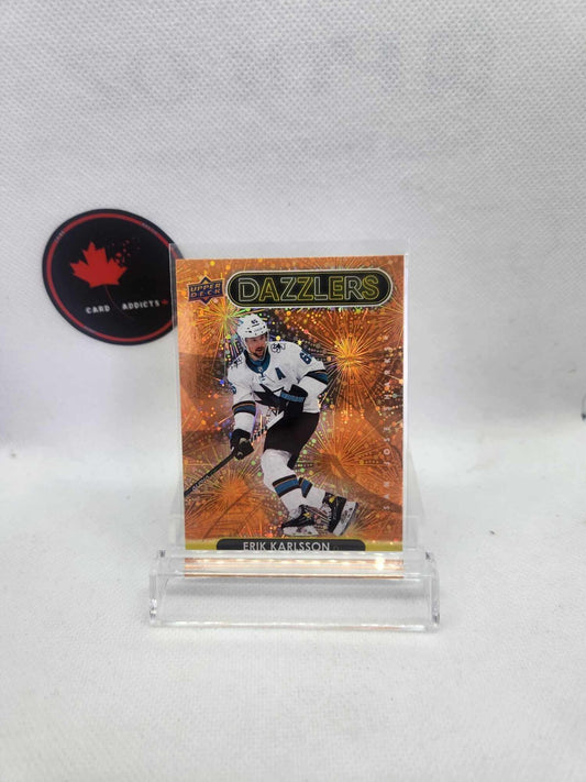 2021-22 Upper Deck Orange Dazzlers Erik Karlsson DZ - 87