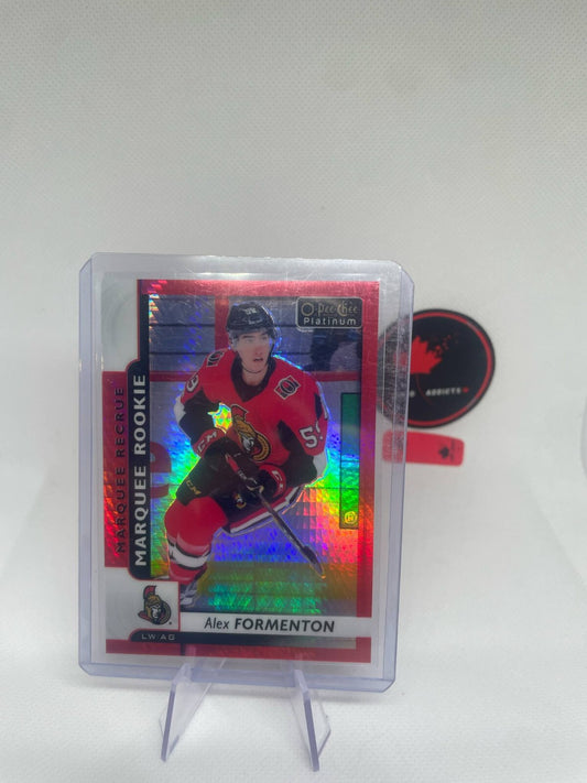 Alex Formenton - 2017-18 OPC Platinum Red Prism Marquee Rookie RC /199 #193