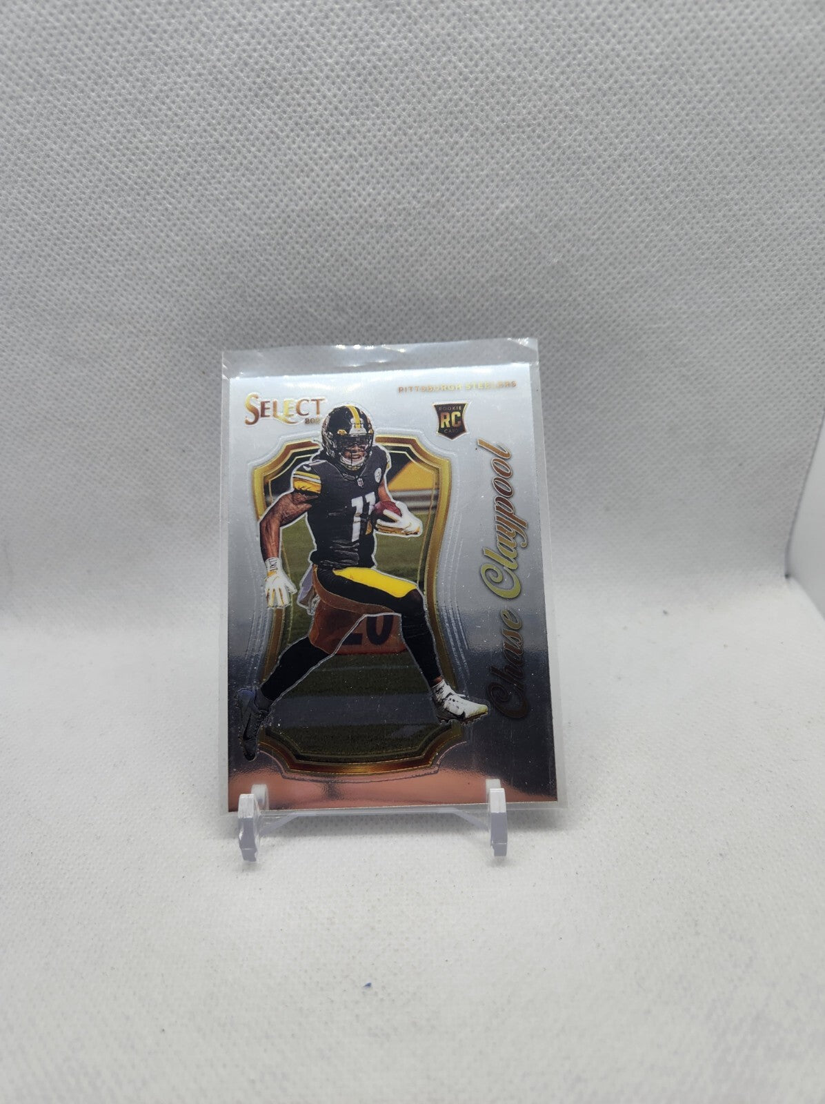 Chase Claypool SP RC 2020 Panini Select Certified Rookie Insert #SCR-20 Steelers