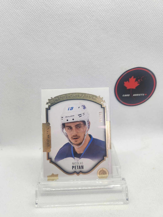 2015-16 Upper Deck UD Portraits Gold Foil /99 Nicolas Petan #P-106