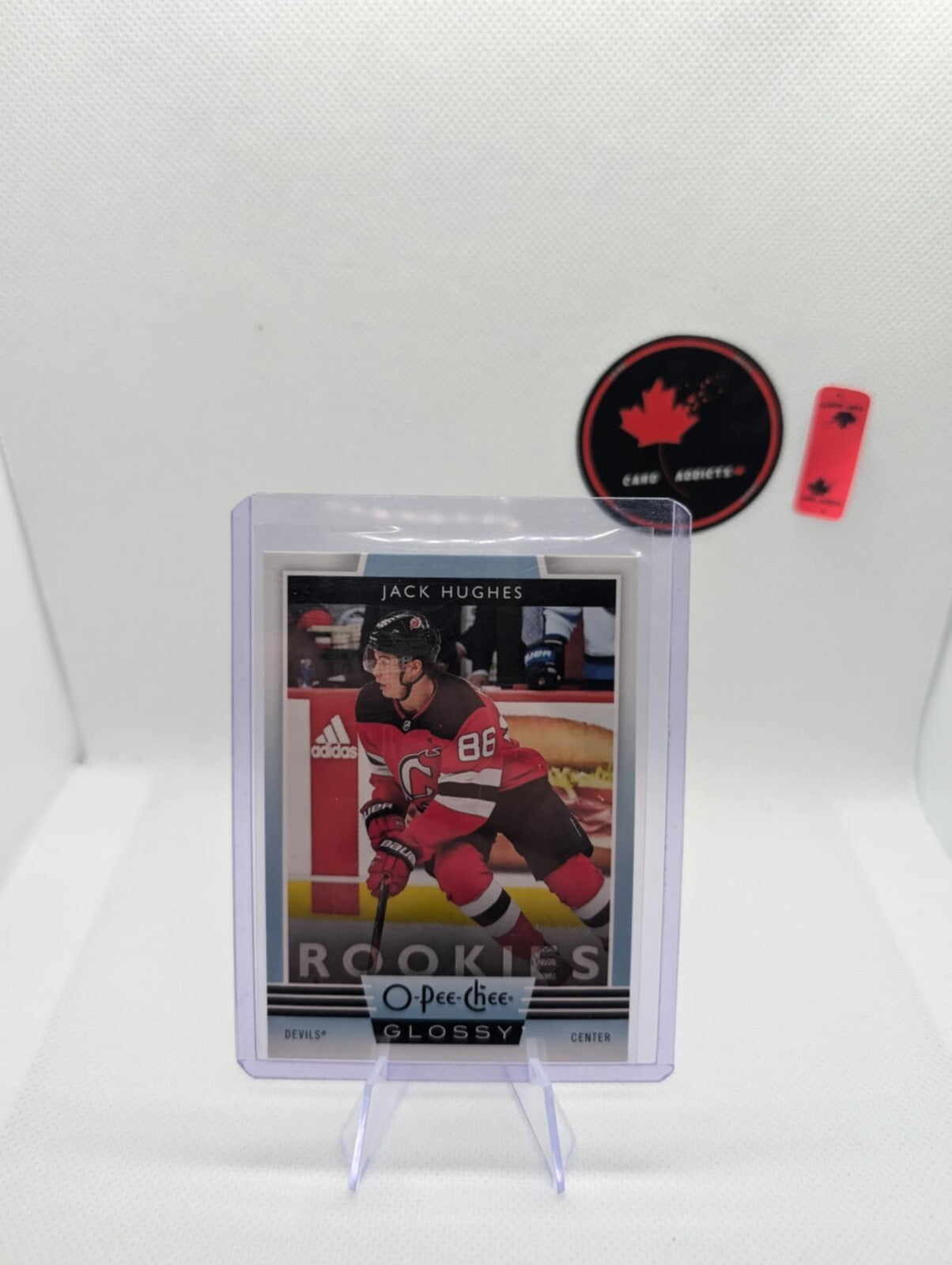 2019-20 Upper Deck O-Pee-Chee Glossy Rookies Silver Jack Hughes New Jersey