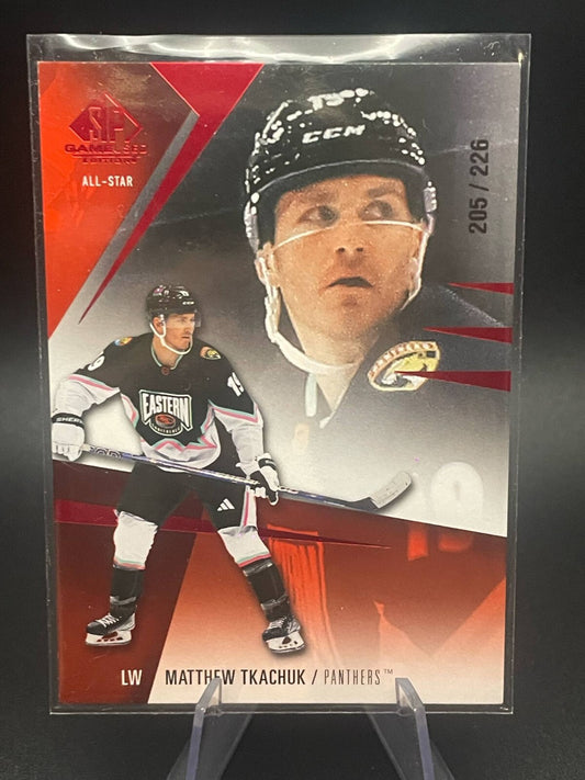2023-24 Upper Deck SP Game Used All-Stars Red /226 Matthew Tkachuk #129