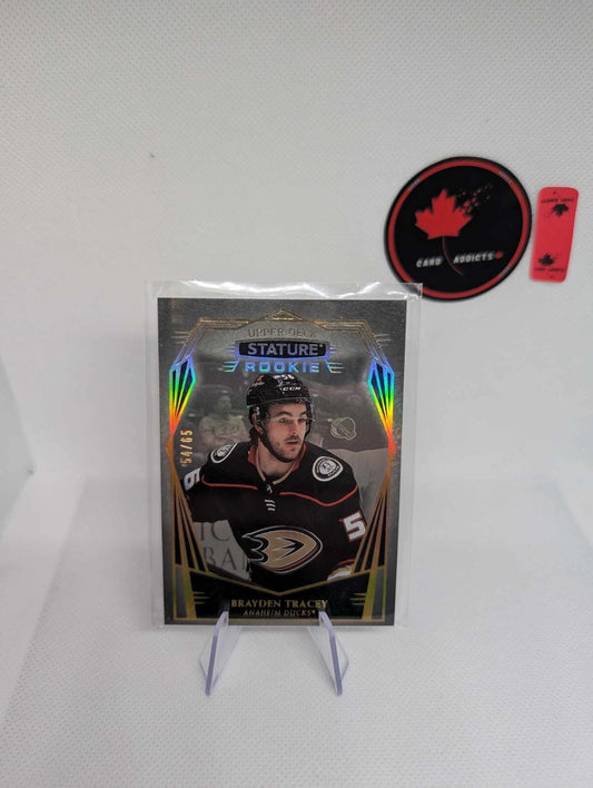 2022-23 Stature Hockey Rookie Design Variant #184 Brayden Tracey /65