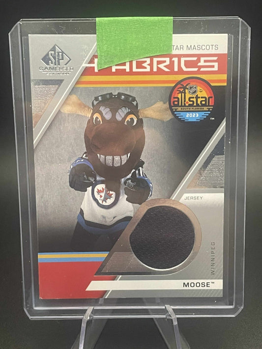 2023-24 Upper Deck SP Game Used All-Star Mascot Fabrics Moose #ASM-MD Jets