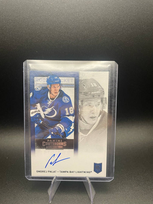 2013-14 Panini Contenders #160 Ondrej Palat Rookie Auto