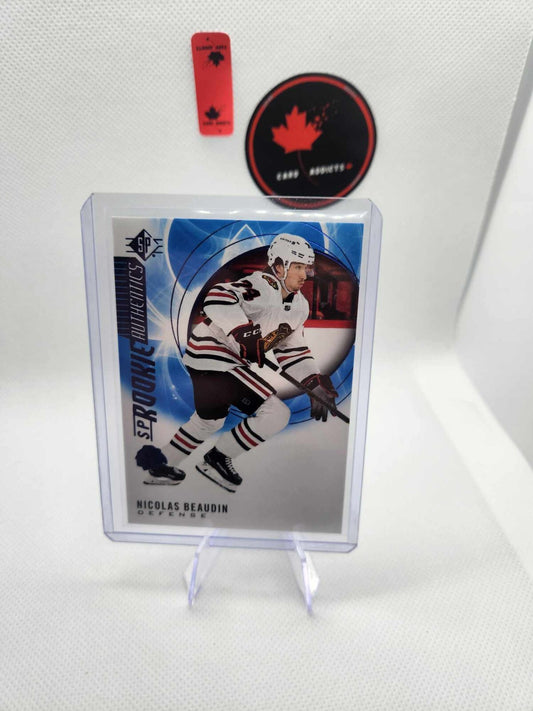 2020-21 SP Rookie Authentics Blue Nicolas Beaudin