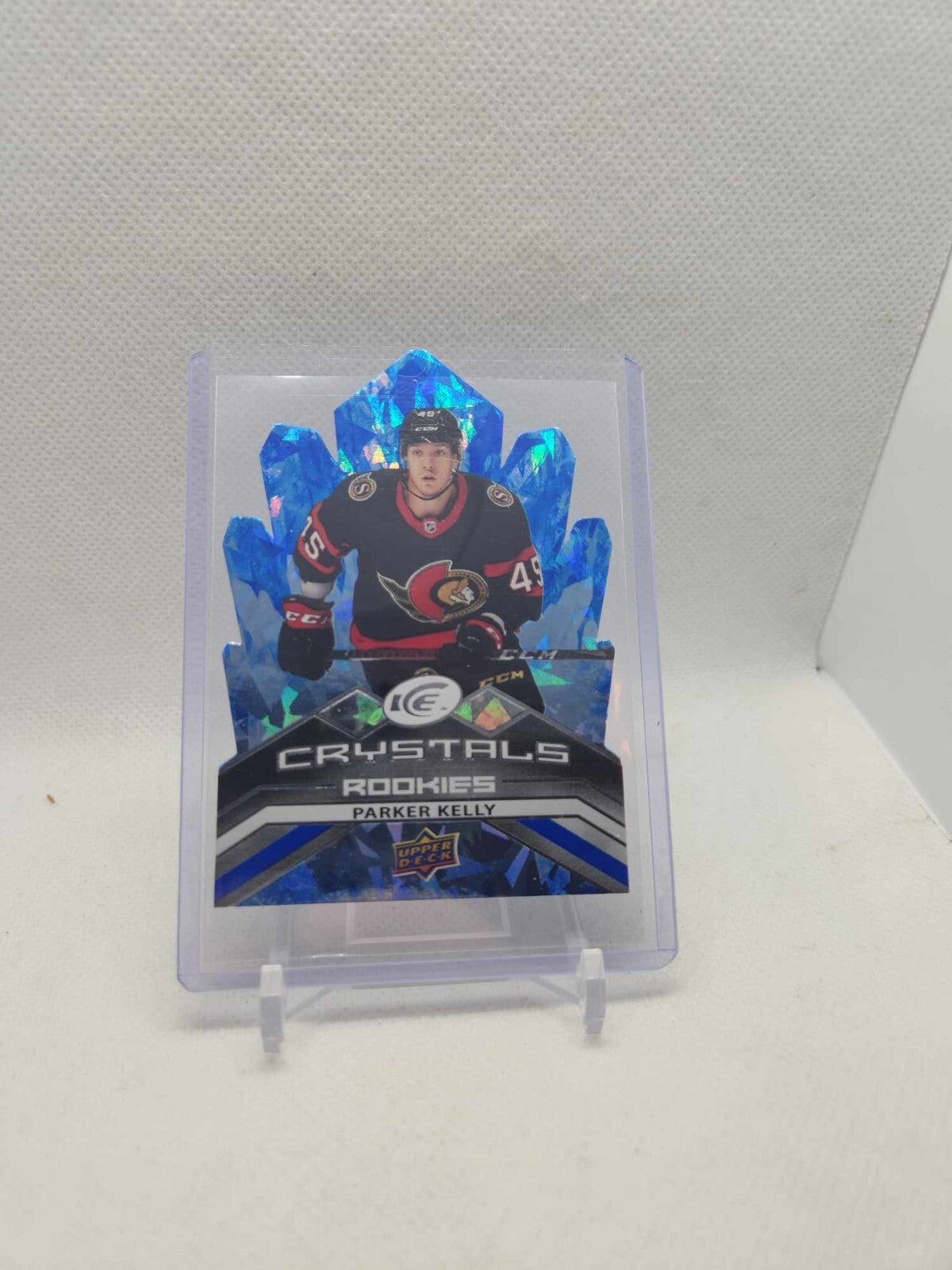 2021-22 Upper Deck Ice Parker Kelly Blue Ice Crystals IC-42 SENATORS