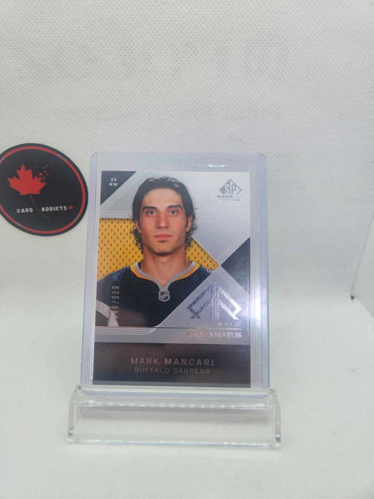 2007-08 SP Game Used Edition Authentic Rookies /999 Mark Mancari #179 Rookie RC