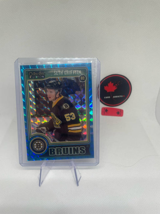 2014-15 O-Pee-Chee Platinum Blue Cubes /65 Seth Griffith #199 Rookie RC