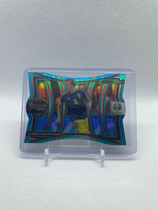 2020 Select UEFA Euro Ludwig Augustinsson Mezzanine Light Blue Prizm /175